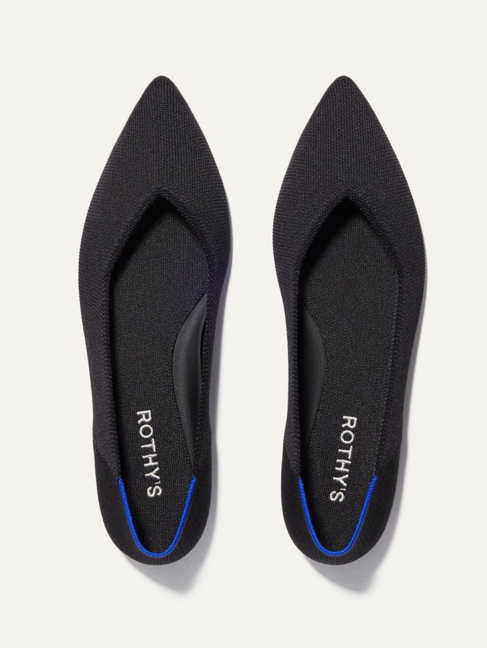 Rothy's The Point knit flats in Black Size 10